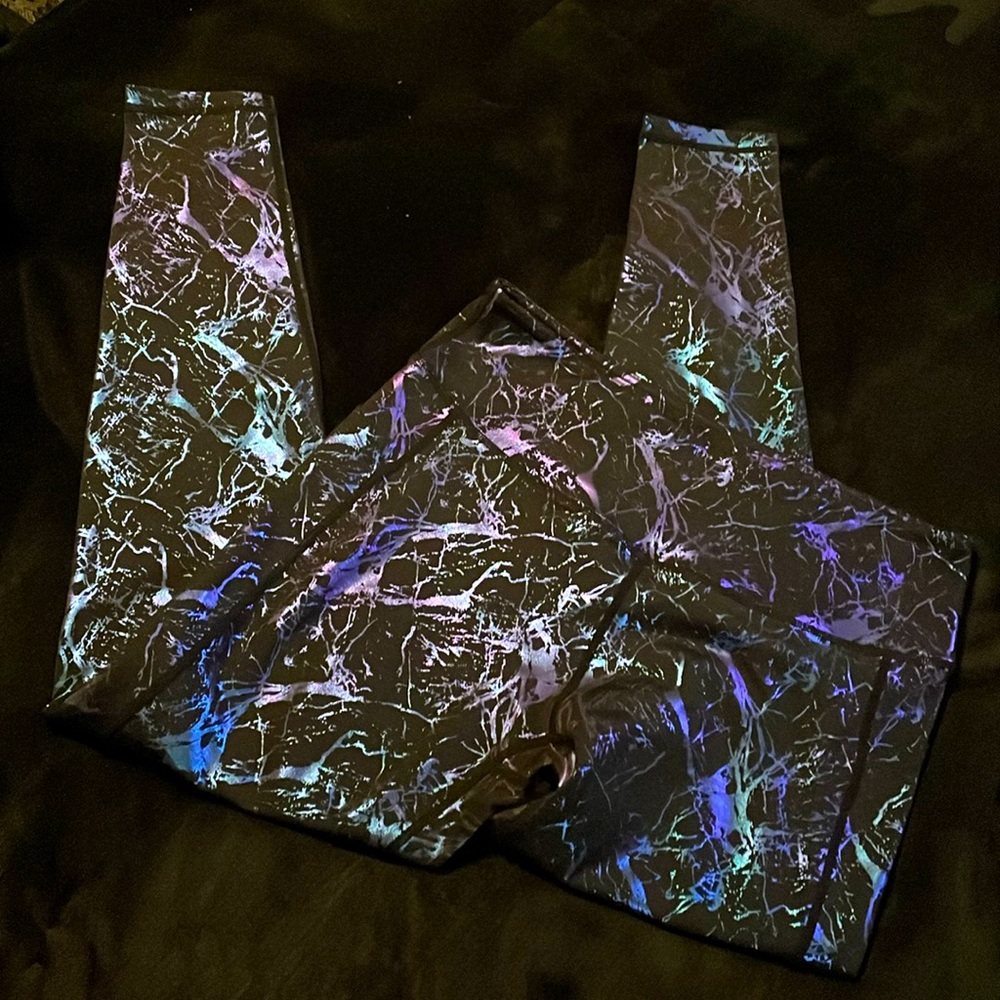 Curves N Combat boots Northern Lights V4 leggings